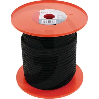 Startovací lanko, šňůra průměr 6 mm délka 50 m černé pro pily, křovinořezy, sekačky