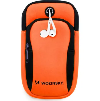 Pouzdro na mobilní telefon Running Armband běžecké pouzdro oranžové