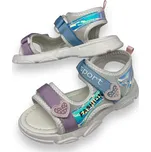 Camo Dívčí bílé sandály 05 Barva: Bílá, Velikost: 34