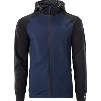 Pánská mikina Pánská Mikina IQ CROSS THE LINE SILVE M000149064 – Tmavě modrá S