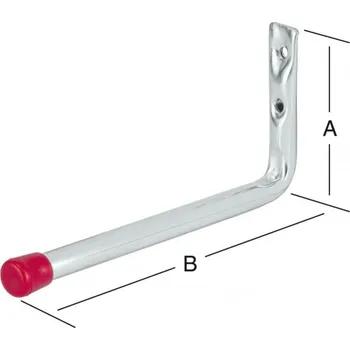 karabina ADOBY Hák jednoduchý HPP180 rovný 176 mm