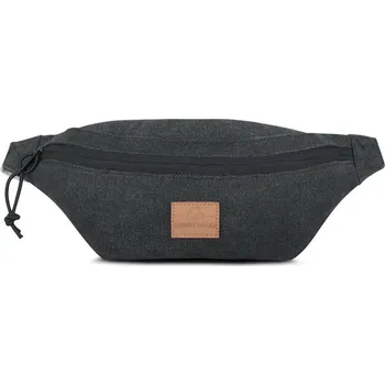 Ledvinka Johnny Urban Plátěná crossbody ledvinka Toni antracit 2l