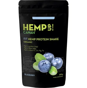 Protein HEMP UP! borůvkový proteinový prášek 300 g