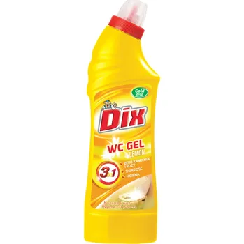 WC čistič Gold Drop, Polsko Dix WC gel Lemon 750 ml