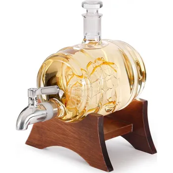 VOG Skleněná karafa lodní barel