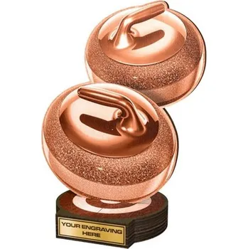 Poháry Bauer Dřevěná plaketa RWR202 | Curling