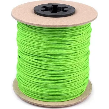 Dětské navlékací korálky Pro Háčkování Bižuterní šňůra 1,5 mm neon zelená 5 m