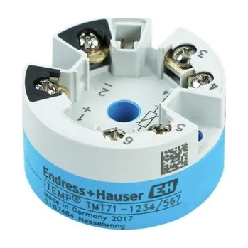 Termostat Endress+Hauser Czech s.r.o. digitální teplotní převodník iTEMP TMT187, vstup Pt100 3 vodič, -200...850 °C