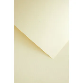 Barevný papír Galeria Papieru Ozdobný papír Len ivory 230g, 20ks