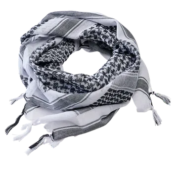 Šátek Šátek Shemag, Brandit, bílý/černý