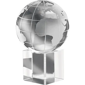 Mundi - křišťálové těžítko, transparentní