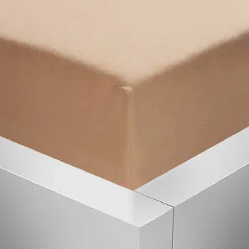 Prostěradlo Stanex Jersey napínací prostěradlo šedohnědé (cappuccino) Barva: ŠEDOHNĚDÉ (CAPPUCCINO)