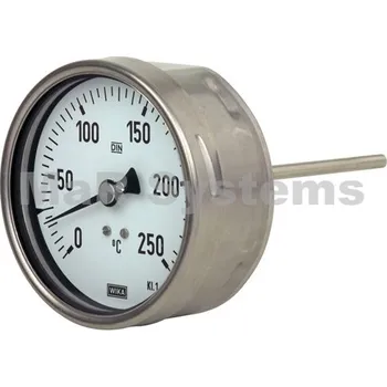 Kuchyňský teploměr WIKA - Ursula Wiegand Ges.m.b.H. teploměr A5500/4 0/120°C, l1=200x8mm, M20x1,5mm posuvné šroubení, KALIBRACE