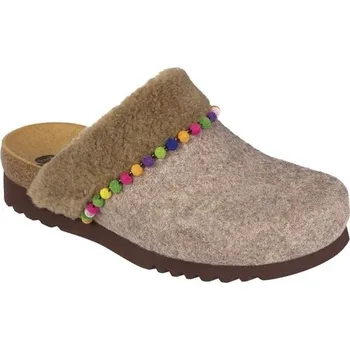 Dámská zdravotní obuv Scholl LIBBY světle hnědá domácí obuv