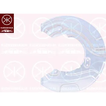 Brzdový systém Ochranný plech proti rozstřikování, brzdový kotouč KLOKKERHOLM 0062373