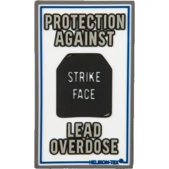 Nášivka Nášivka Lead Overdose, Helikon, PVC, Bílá