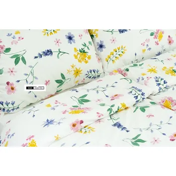 Povlak na dekorativní polštářek Stanex Povlak na polštářek bavlněný Flora bílá (LS211) ROZMĚR: 90 x 70 cm