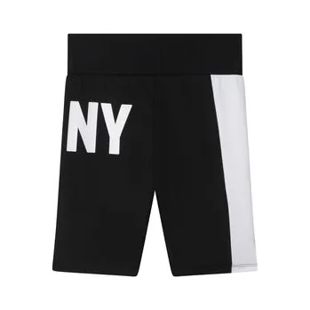 DKNY Sportovní kraťasy D34A89 S Černá Regular Fit 10Y