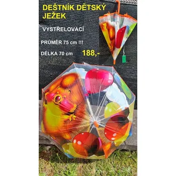 Deštník DEŠTNÍK DĚTSKÝ - JEŽEK