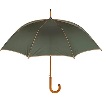 Deštník Automatický dřevěný holový deštník WALTZ, zelená