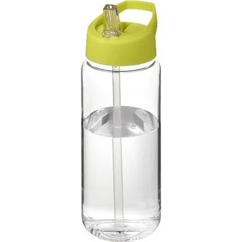 Sportovní lahev H2O Active® Octave Tritan™ o objemu 600 ml s víčkem s hubicí, citrónová - limetková