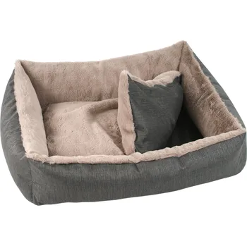 Pelíšek pro psa I Love Pets Couch ortopedický tmavě šedý rozměr: 80x60cm