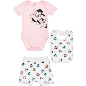 Bílo-růžová souprava Disney Minnie Mouse Velikost: 60