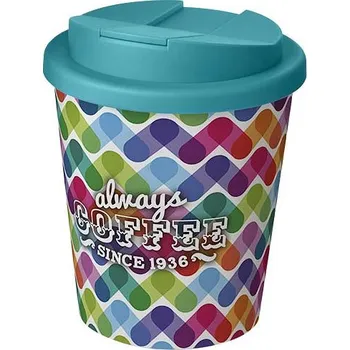 Termohrnek Termo hrnek Brite-Americano Espresso® 250 ml s uzávěrem odolným proti rozlití, tyrkysová