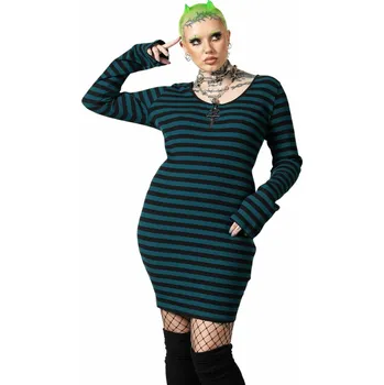 Dámské šaty šaty dámské KILLSTAR - Striga - Green - XXL