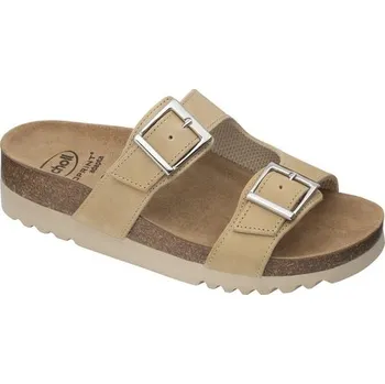 Dámské pantofle obuv Scholl FILIPPA béžové zdravotní pantofle