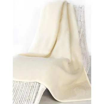 deka Deka 240x200cm jednostranná z ovčí vlny Thumbled, Barevné varianty Bílá, Velikosti 200x240 cm 200-100-00303