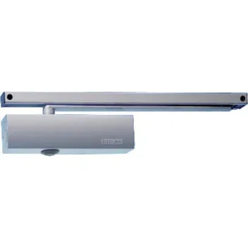 Zavírač dveří COBRA Dveřní samozavírač STŘÍBRNÝ do 90kg GEZE TS 3000 s lištou