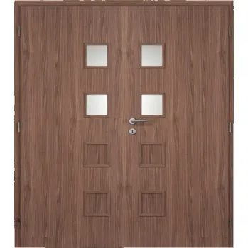 Interiérové dveře DOORNITE folie dveře interiérové 185 cm GIGA 2 dvoukřídlé
