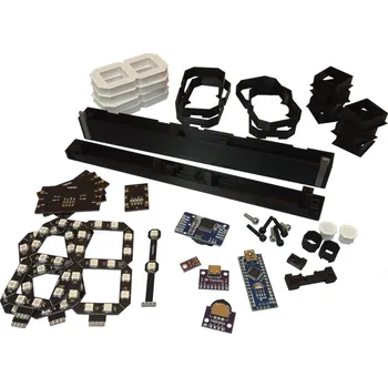 Elektronická stavebnice NeopixSegment hodiny kit Vokolo