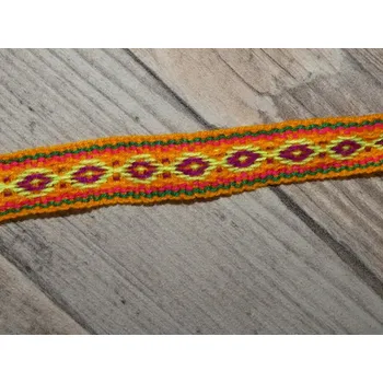 Opasek Pásek/lem (žlutý, 1,5 cm, 1 m)