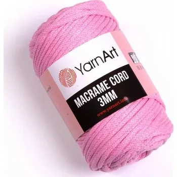 Příze YarnArt Macrame Cord 3mm Barva: Macrame Cord 3mm 762 růžová +doprava zdarma při nákupu nad 1990 Kč+dárek zdarma