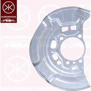 Brzdový kotouč Ochranný plech proti rozstřikování, brzdový kotouč KLOKKERHOLM 8177378