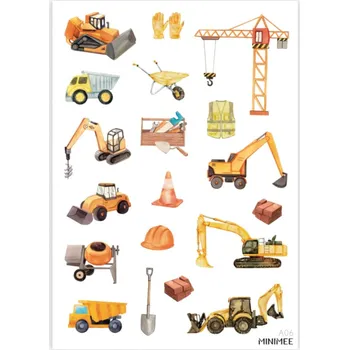 samolepka Samolepky MINIMEE - Malý stavebník