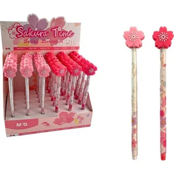 Propiska gelová MG Sakura 0,5mm, modrá