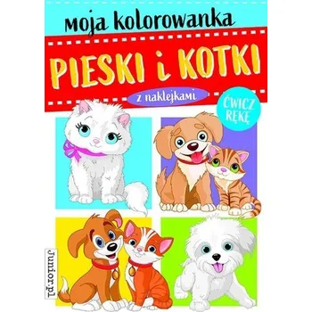 První čtění Pieski i kotki. Moja kolorowanka - praca zbiorowa