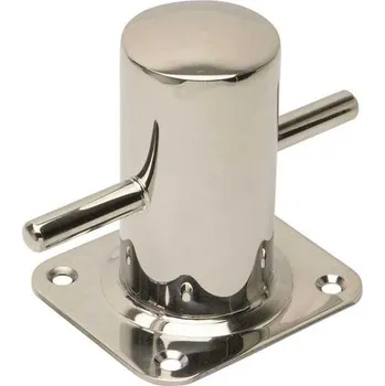 Zábradlí Nerezové pachole rozměr: 97 x 122 mm základna, výška 120 mm