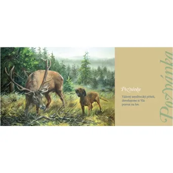 Pozvánka E-myslivost Pozvánka na lov jelena