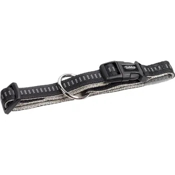Nobby Soft Grip nylonový obojek černý, 20-30 cm/10 mm