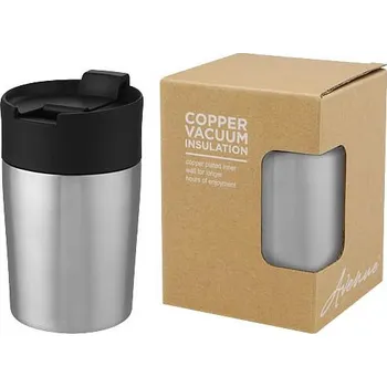 Termohrnek Měděný kelímek s vakuovou izolací o objemu 180 ml Jetta, stříbrná