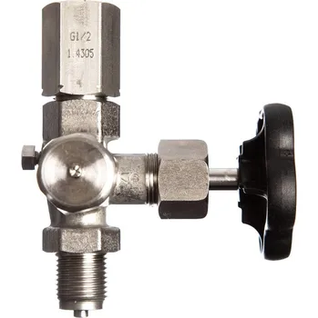 Ventil WIKA - Ursula Wiegand Ges.m.b.H. ventil manometrický zkušební 910.11 DIN 16271 - B, G1/2B, přesuvná mat., mat. nerez 1.4571