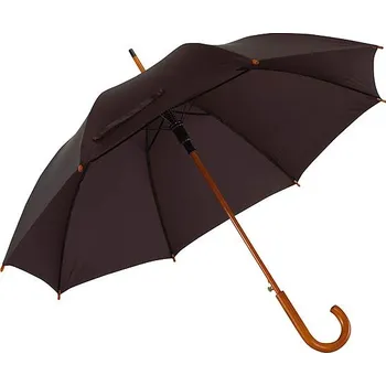 Deštník Automatický dřevěný holový deštník TANGO, černá