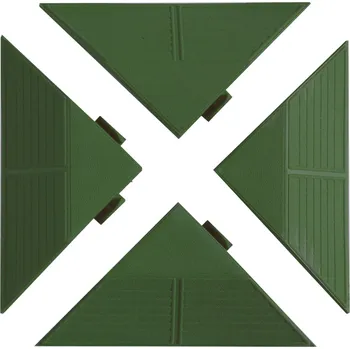 ARTPLAST Ukončovací roh LINEA COMBI 10 x 19,5 x 4,8 cm zelený 4 ks