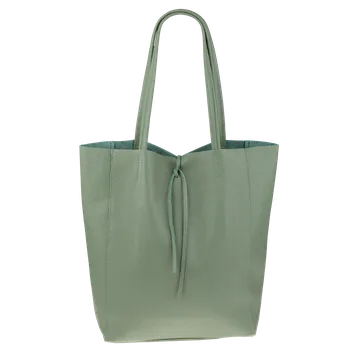 NovaKabelka.cz Kožená italská kabelka Annalisa Khaki