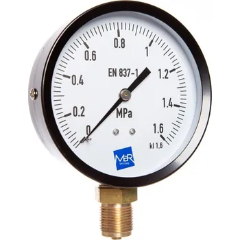 PREMATLAK, a.s. manometr P100 / 312 AZ 0/1,6MPa, M20x1,5mm spodní přip.