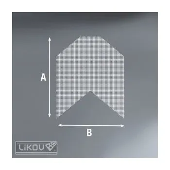 Stavební profil LIKOV Bosážní armovací díl LA-D rozměr 650/330mm